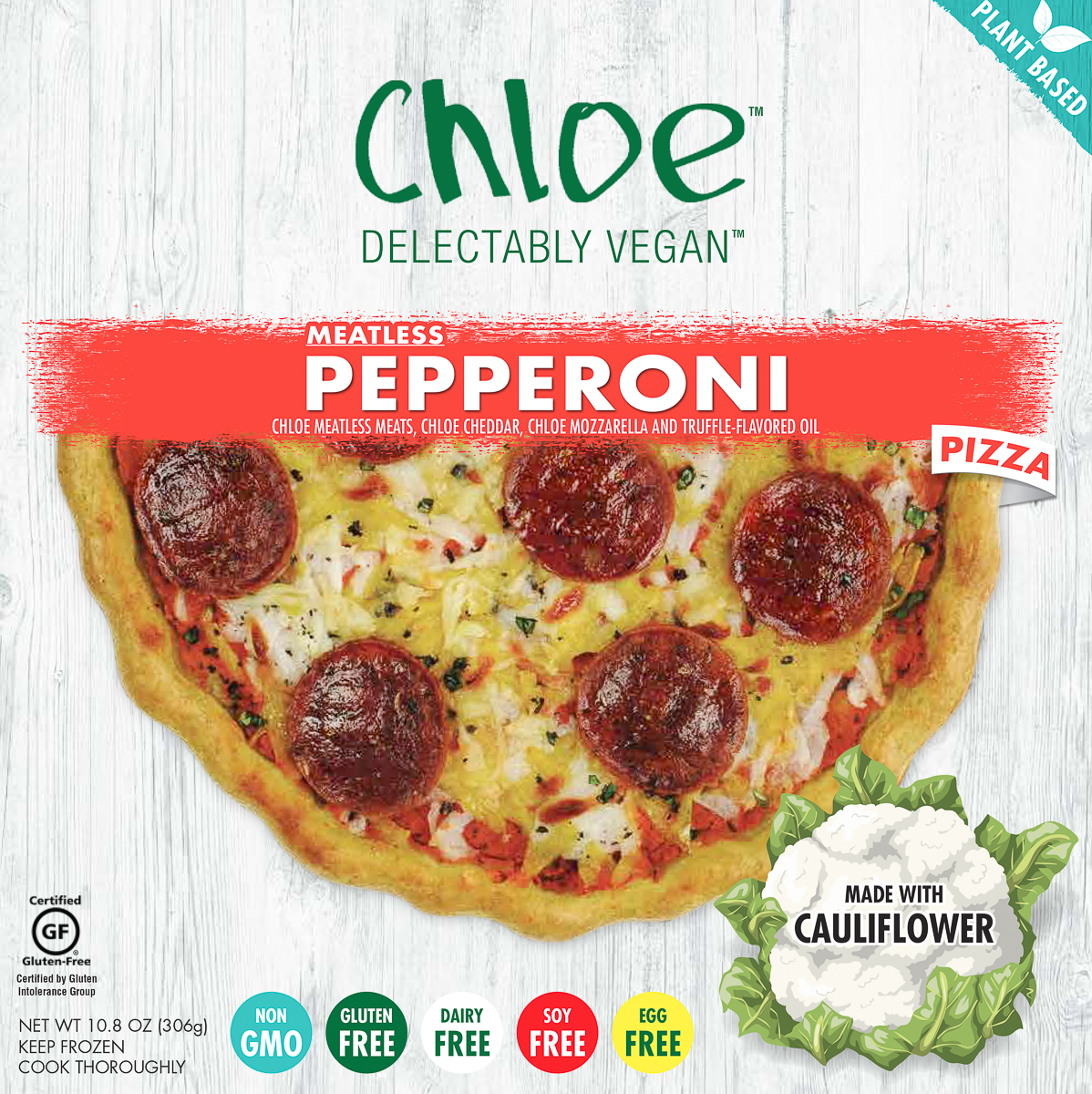 Meatless Pepperoni Pizza